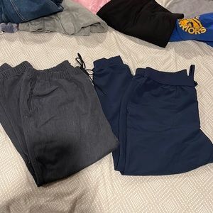 2 pairs mens joggers